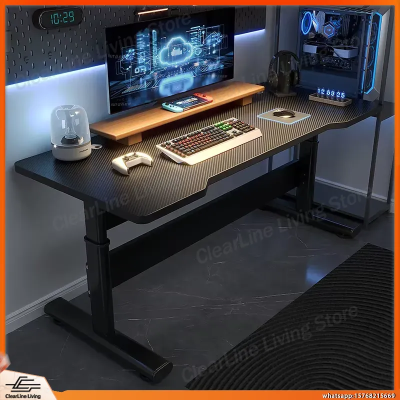 Desk Setup Ergonomics - Mesa de Jogos Elétrica Ajustável em