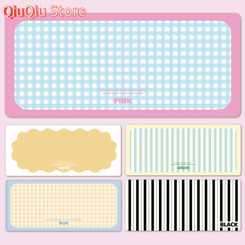 Yellow Desk Setup - Mouse pad oversized menina de alta