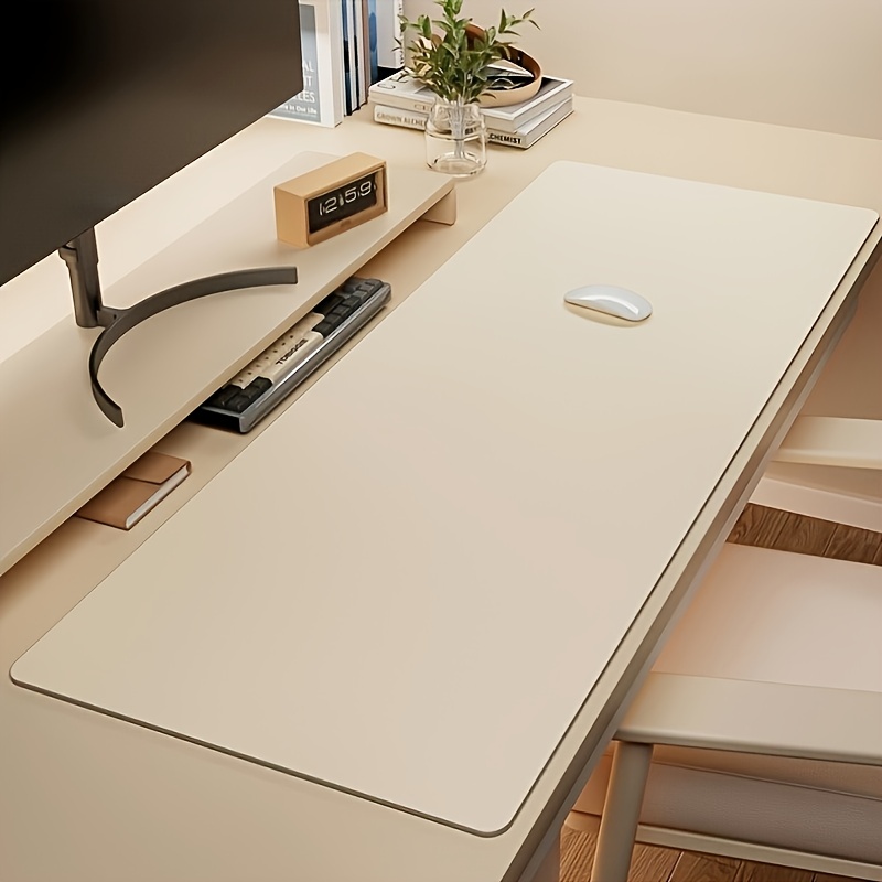 Desk Setup Rug - 1pc grande mouse pad de couro