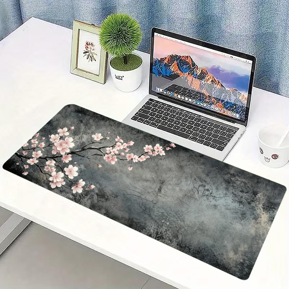 Desk Setup Pc And Laptop - Tapete de Mesa Grande com Arte