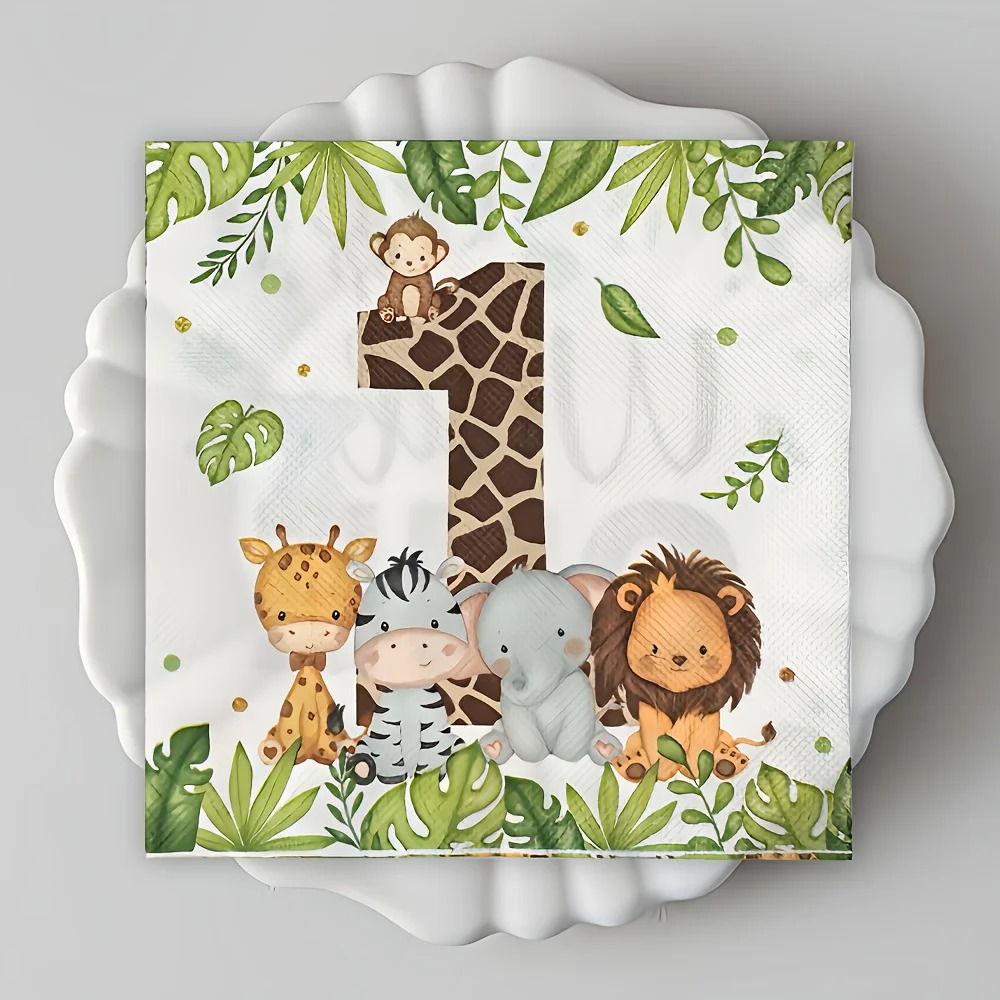 Desk Setup Kids - 20 Unidades/Pacote Guardanapos de Papel com