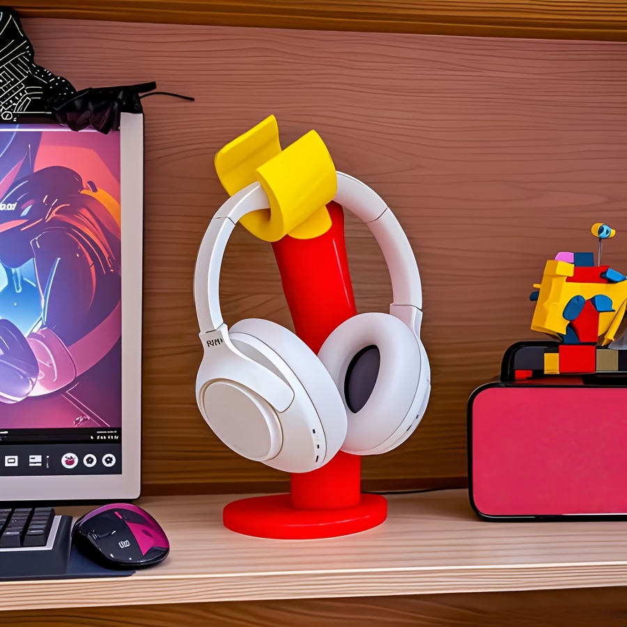 Desk Setup Headphones - Suporte Criativo para Fones de Ouvido