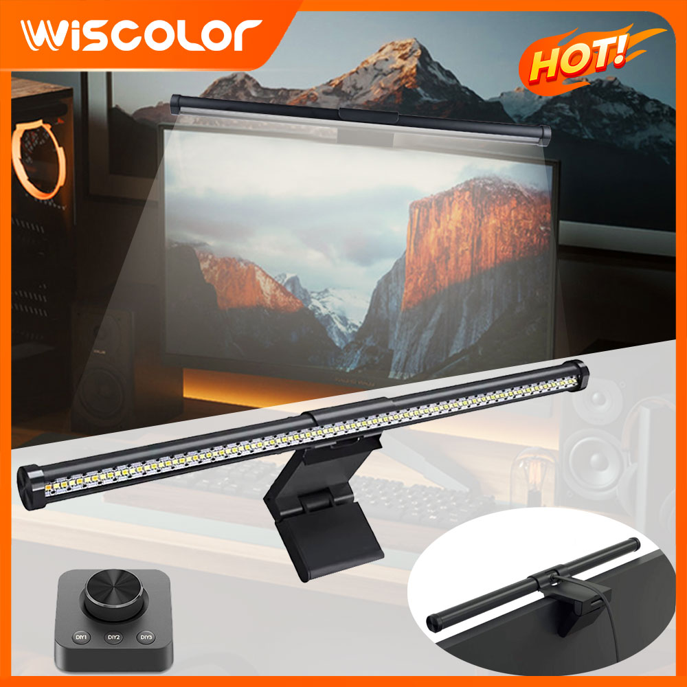 Desk Setup No Monitor - Barra de Luz LED Regulável para