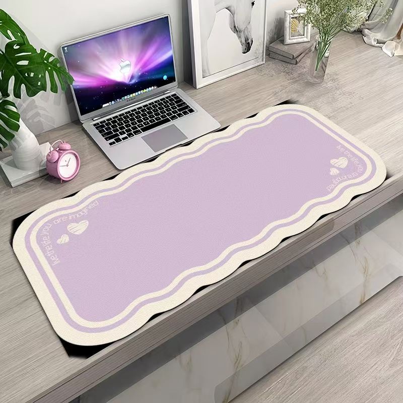 Yellow Desk Setup - Mouse Pad Grande e Fofo para