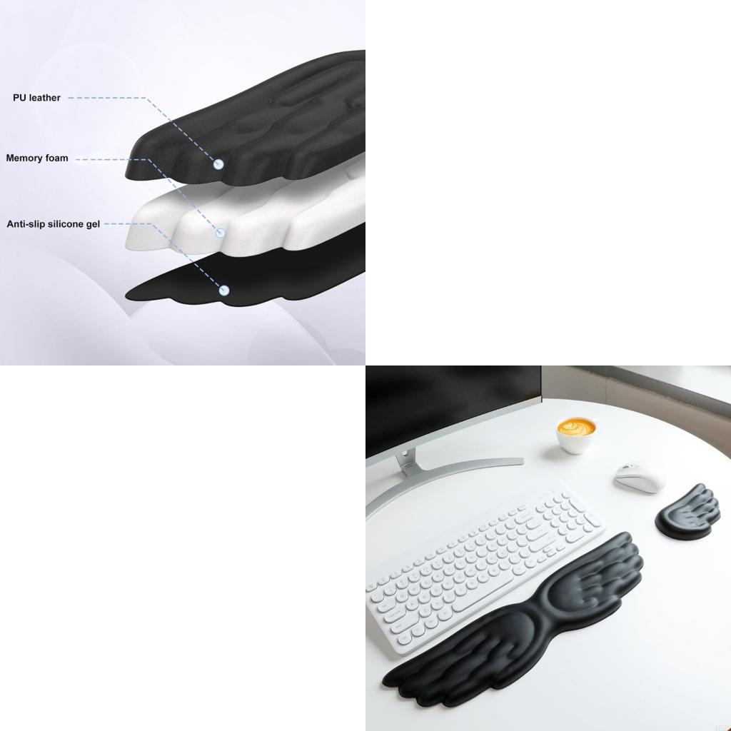 462e macio silicone anjo tecla - Desk Setup Ergonomics avaliação e preço