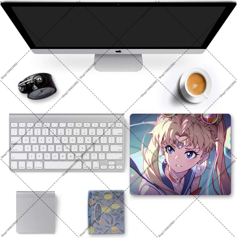 Mouse Pad Kawaii Sailor Moon P - Desk Setup Rug avaliação e preço