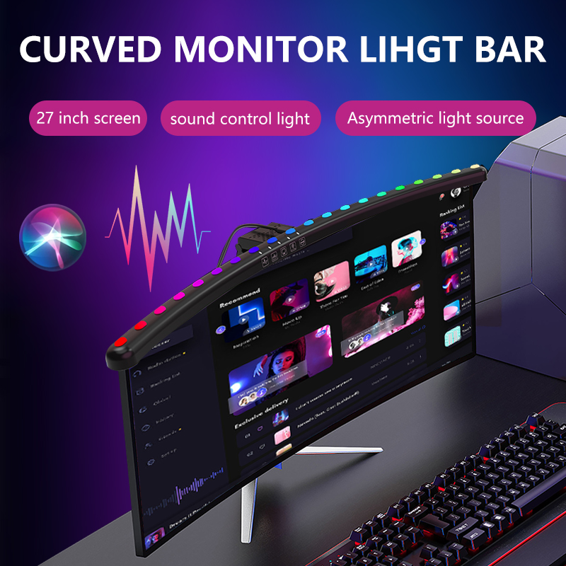 Barra de Luz RGBIC para Monito - Desk Setup No Monitor avaliação e preço