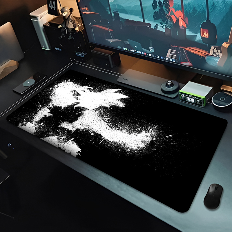 Mouse Pad Grande DBZ Black Ani - Desk Setup Rug avaliação e preço