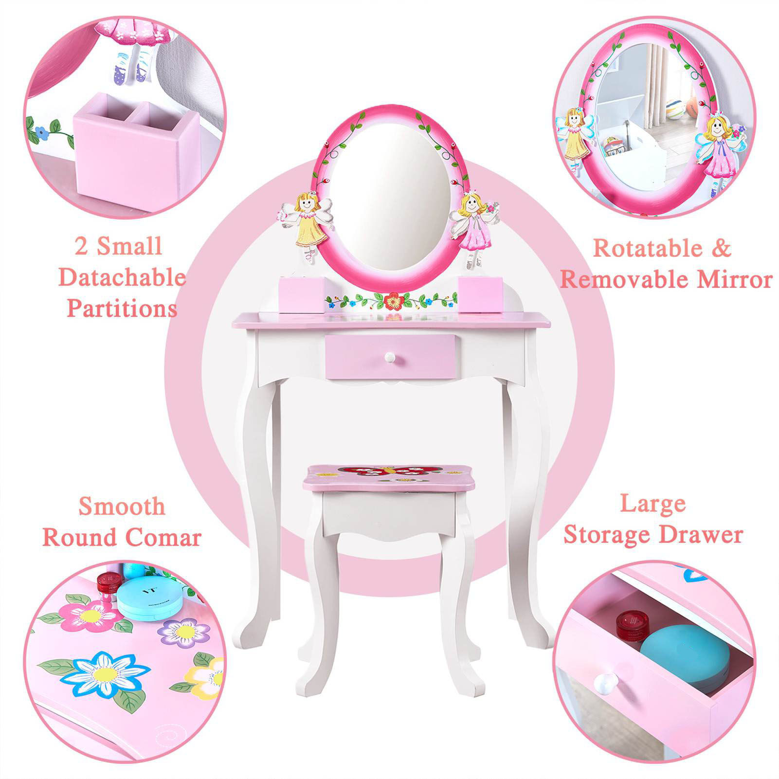 Conjunto de Maquiagem Infantil - Desk Setup Kids avaliação e preço