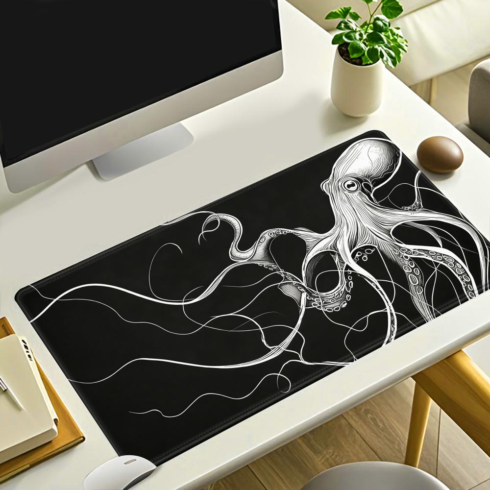 Mouse Pad Octopus HYBXAXC, Mou - Desk Setup Black And White avaliação e preço