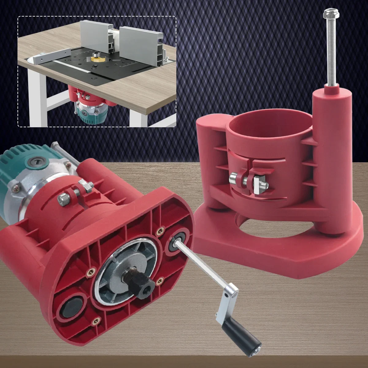 Elevador de roteador de precis - Desk Setup Pegboard avaliação e preço