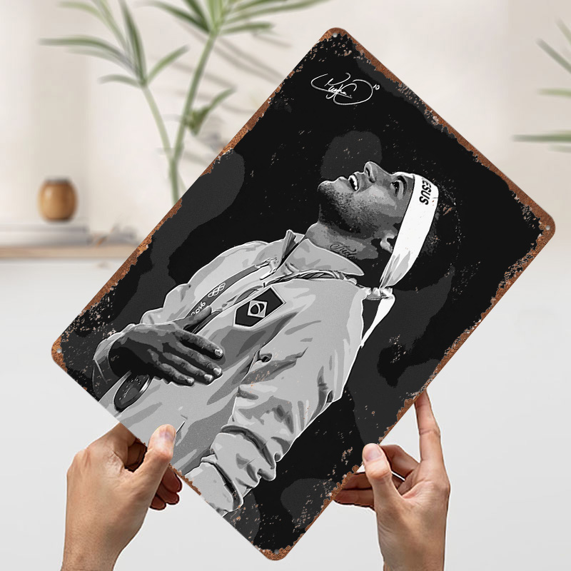 Neymar Jr. Placa de Metal Vint - Desk Setup Poster avaliação e preço