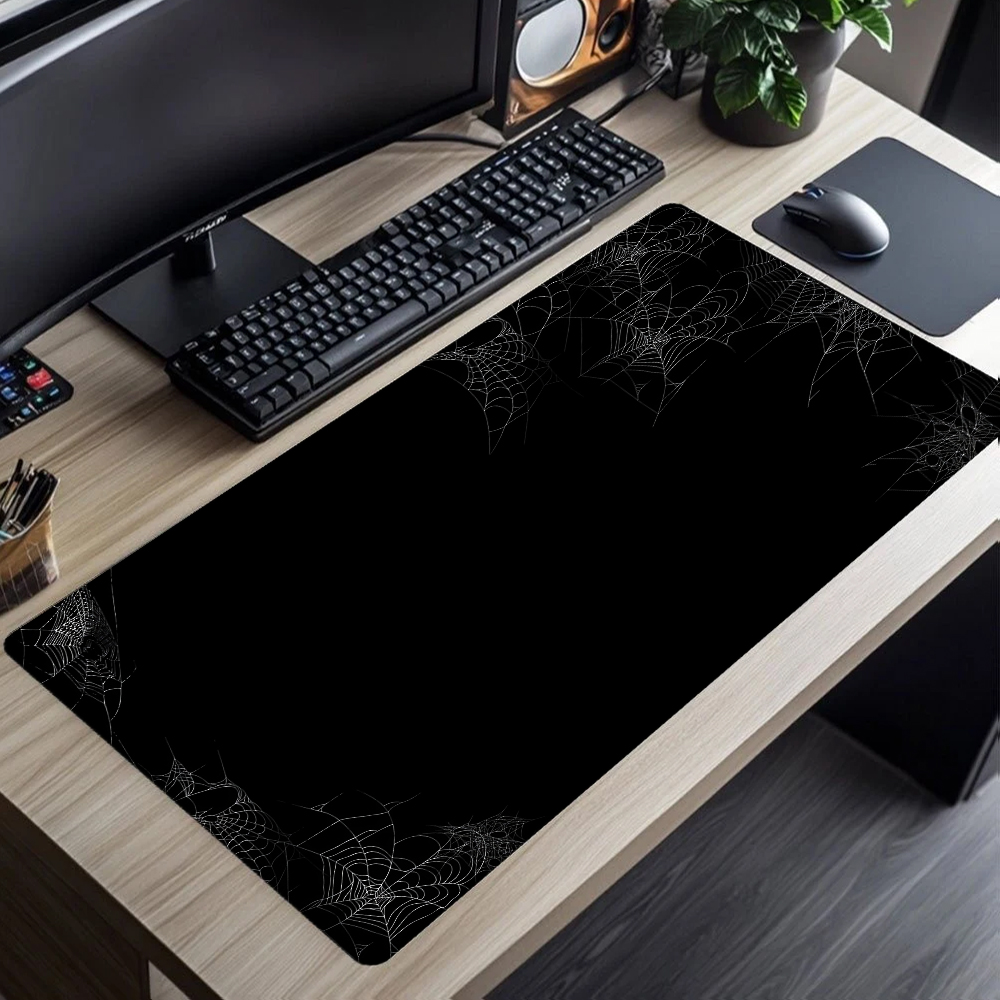Mouse Pad Abstrato Preto e Bra - Desk Setup Pc And Laptop avaliação e preço