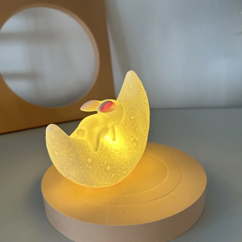 Luz noturna luz do sono lua co - Yellow Desk Setup avaliação e preço