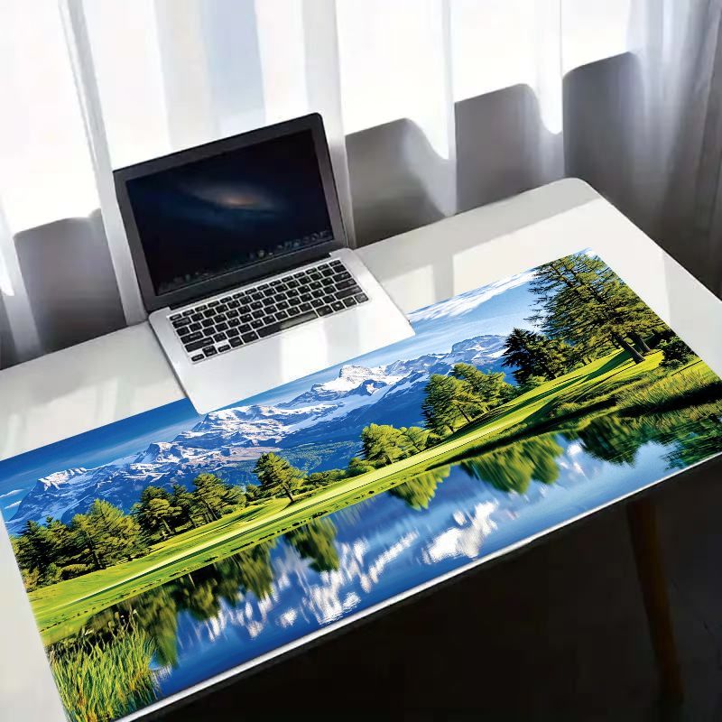 Mouse Pad Grande de Arte em Fe - Desk Setup Ergonomics avaliação e preço
