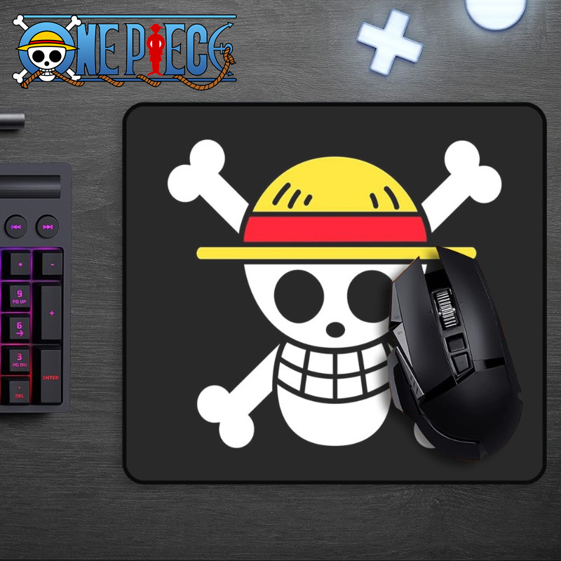 Mouse pad de caveira luffy, pe - Desk Setup Rug avaliação e preço