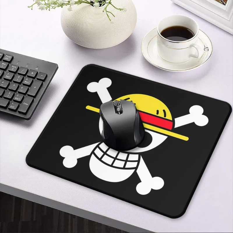 Mouse pad de caveira luffy, pe - Desk Setup Rug avaliação e preço