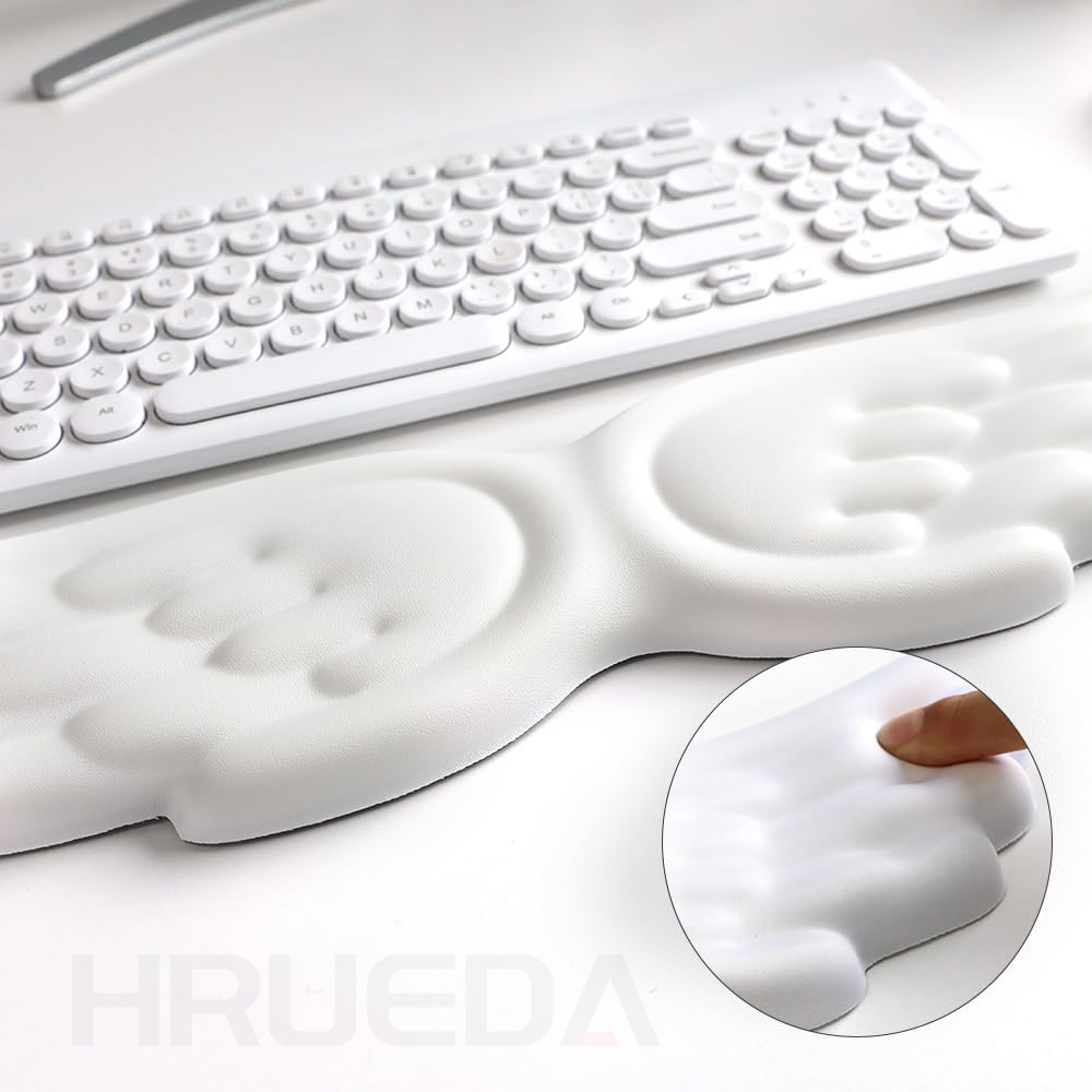 Descanso de pulso para teclado - Yellow Desk Setup avaliação e preço