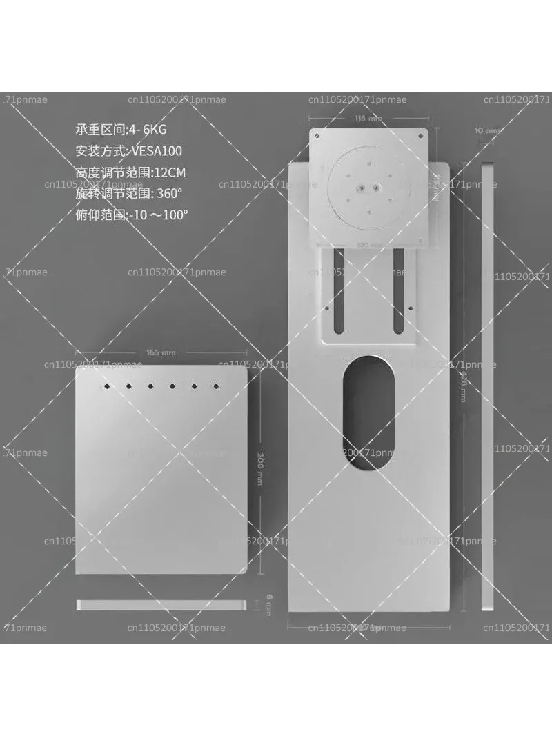 Suporte de Monitor em Liga de  - Desk Setup Ergonomics avaliação e preço
