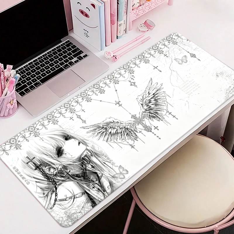 Mousepad de Couro Preto e Bran - Desk Setup Rug avaliação e preço