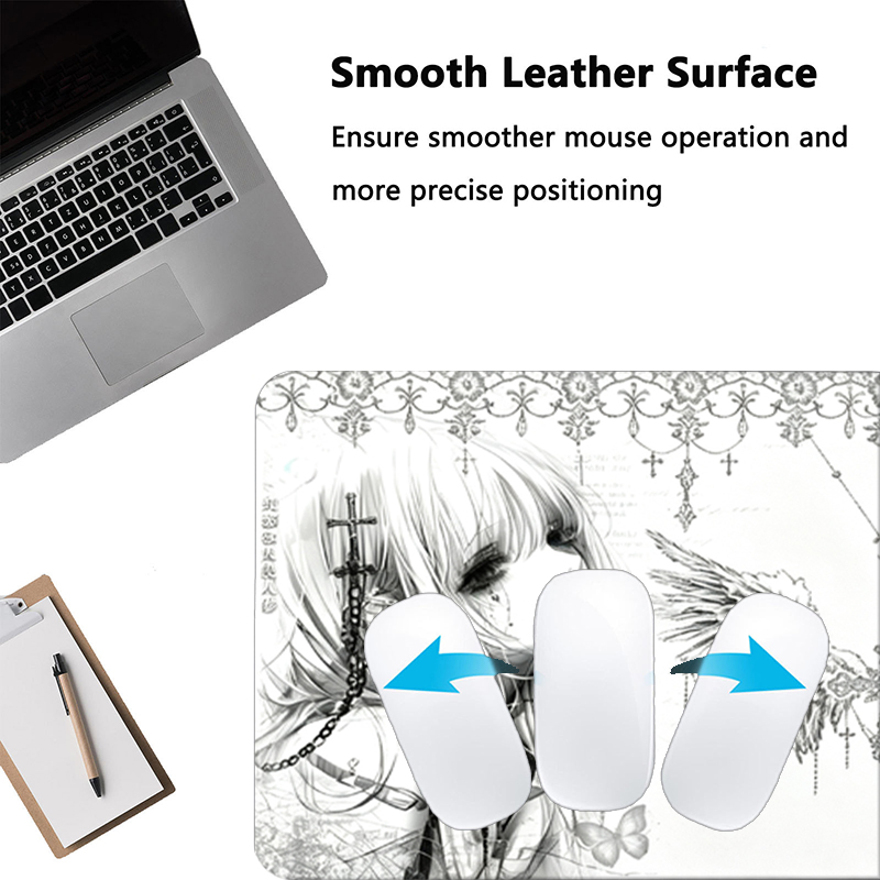 Mousepad de Couro Preto e Bran - Desk Setup Rug avaliação e preço