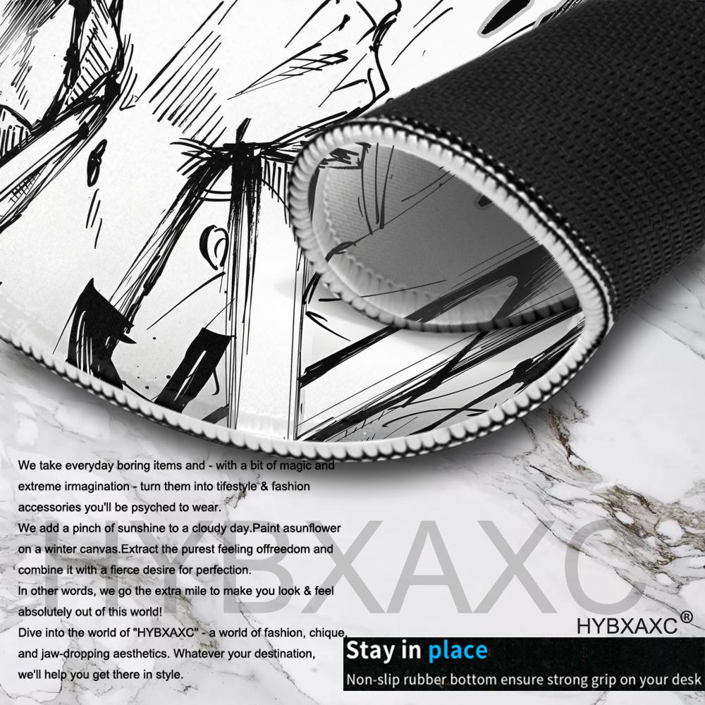 Mouse Pad de Anime Preto e Bra - Desk Setup Black And White avaliação e preço