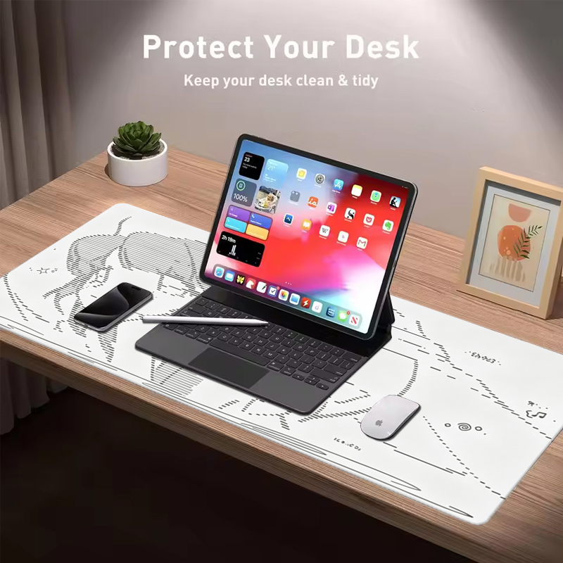 1Pç Mouse Pad de Couro Anime A - Desk Setup Rug avaliação e preço