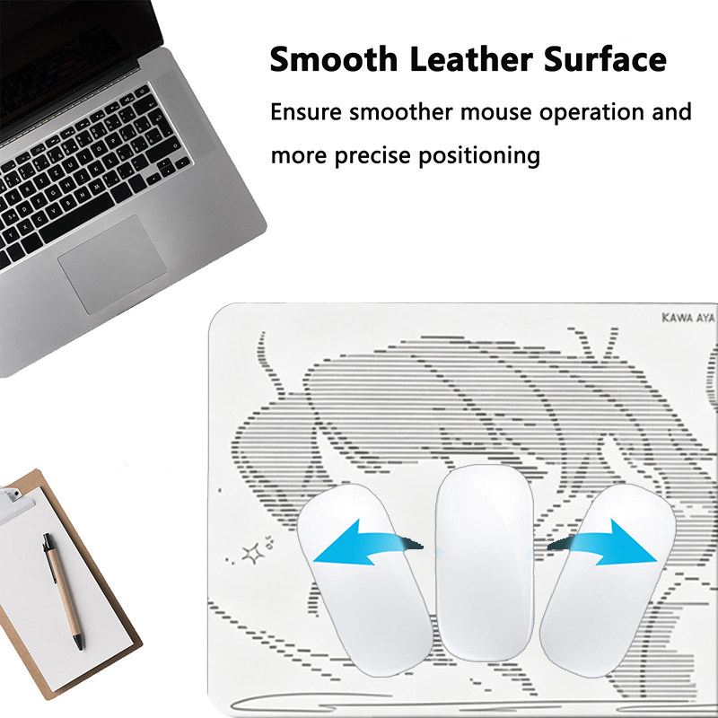 1Pç Mouse Pad de Couro Anime A - Desk Setup Rug avaliação e preço