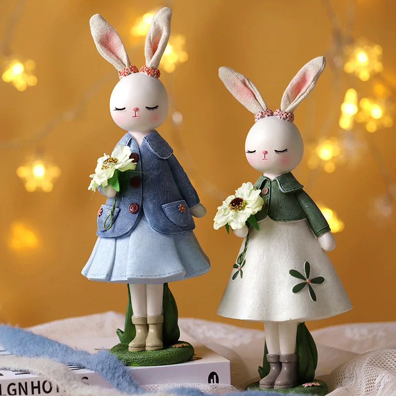 Ornamentos de Resina de Coelho - Desk Setup Kids avaliação e preço