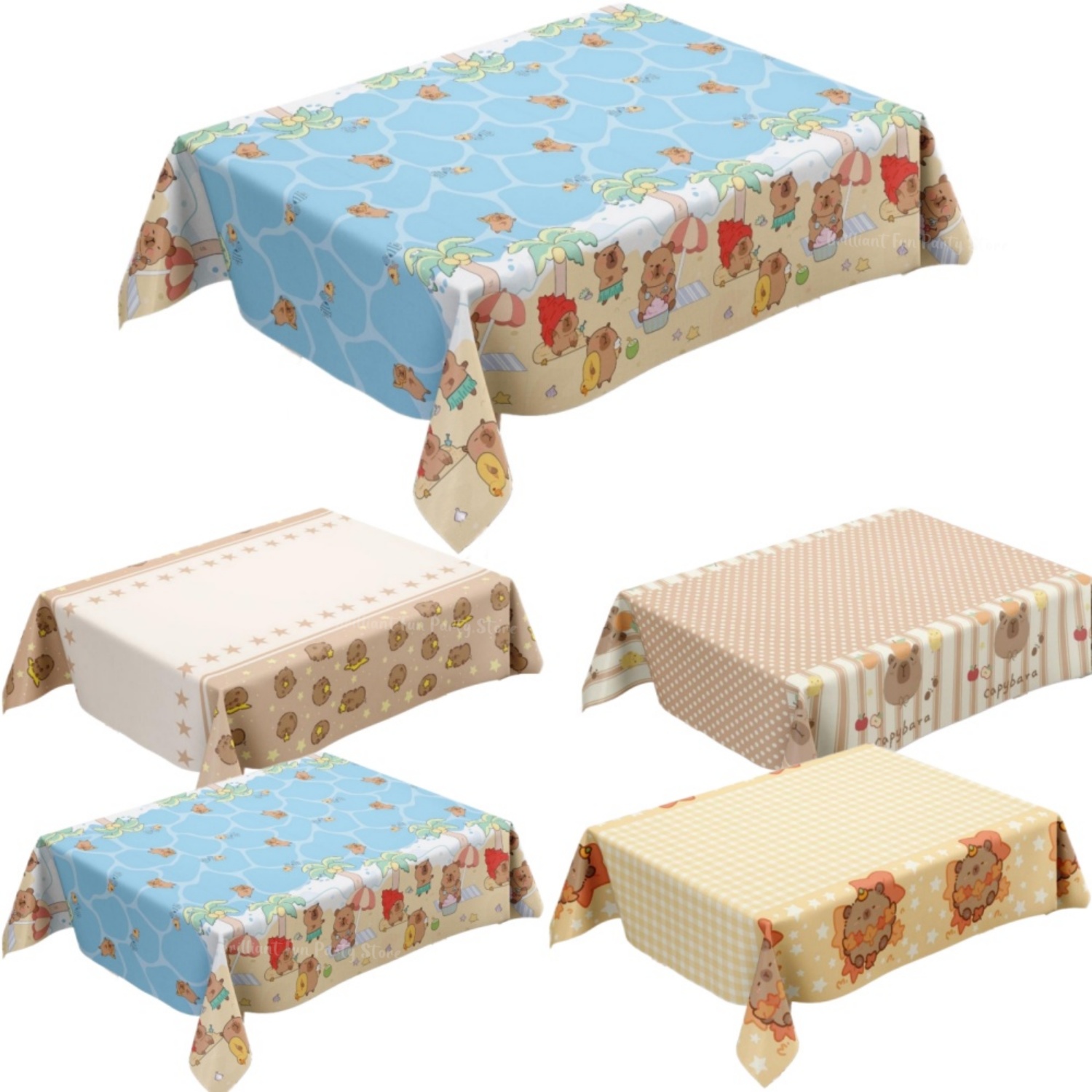 Toalha de mesa capivara fofa p - Desk Setup Kids avaliação e preço