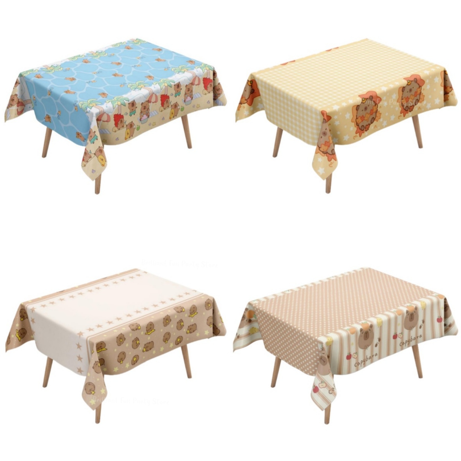 Toalha de mesa capivara fofa p - Desk Setup Kids avaliação e preço