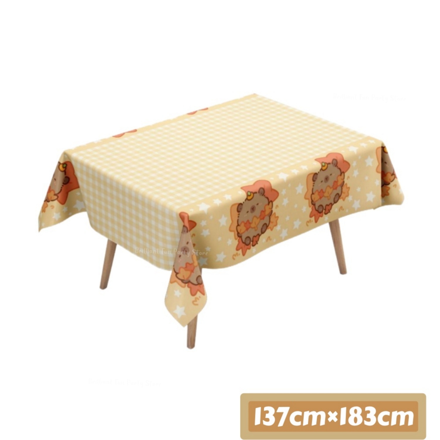 Toalha de mesa capivara fofa p - Desk Setup Kids avaliação e preço